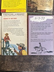 Lot Of 12 Vintage Western Paperback Books 1950’s & 60’s Mixed Authors -Good