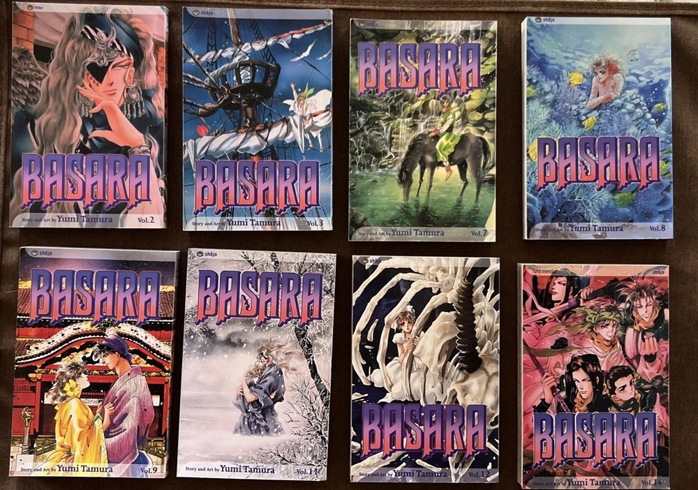 Basara Manga Lot English Viz Media Vol 2 3 7 8 9 11 12 14 Yumi Tamura