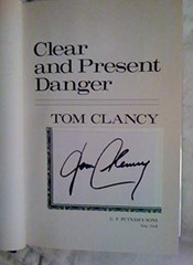 Clear and Present Danger – Hardcover – GOOD