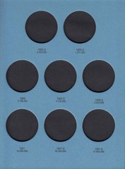 Whitman Blue Coin Folder For US Morgan Silver Dollars No 4 1898 1921 Album 9085