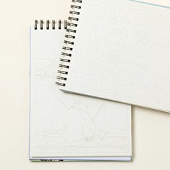 Watercolor Coloring Book with Tutorials