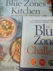 Lot of 2 Blue Zones Books – Kitchen & Challenge by Dan Buettner X13