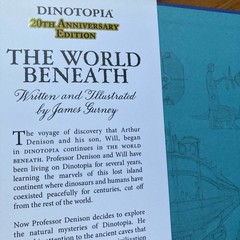 Dinotopia James Gurney The World Beneath 20th Anniversary Illustrated Lot HB/DJ