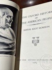 The Oxford History of the American People by Morison, Samuel Eliot B-111325