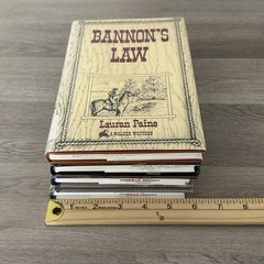 Lauran Paine Western Lot 4 Bannon’s Law Mustangers Grand Ones Dark Trail HC DJ