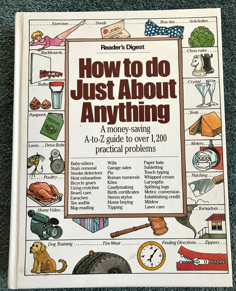 Save Money with Reader’s Digest 'How To Do Almost Anything’ 1986 448 pages