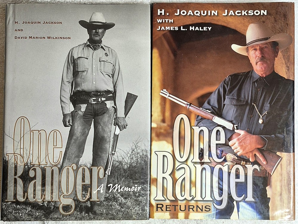 H. Joaquin Jackson-One Ranger · One Ranger Returns · Signed 2‑Book Lot · VG