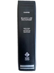 Black’s Law Dictionary, 7th Seventh Deluxe Edition by Bryan A Garner Thumb Index
