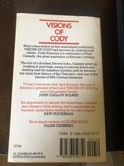 Jack Kerouac Visions of Cody Paperback 1983 UK printing Granada