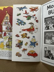 Lot of 6 Richard Scarry Busy Town Books 5 Vintage PB/HC