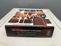 Teen Life Application Study Bible NLT (Leather / Fine Binding) Open Box