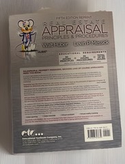 Real Estate Appraisal Principles and Procedures [Paperback] Walt Huber and Levi
