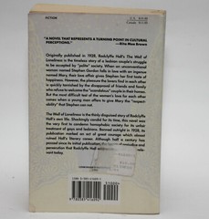 THE WELL OF LONELINESS 1920s Classic of Lesbian Fiction, Radclyffe Hall 1990 TPB