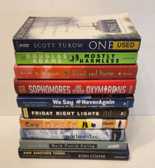 Lot of 10 Fiction Books for BOYS Young Adult/Highschool/Homeschool