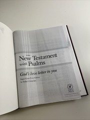 The New Testament with Psalms: God’s Love Letter to You (Giant Print Edition)