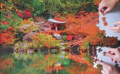 Autumn Foliage in Kyoto, Japan – 1000 Piece Jigsaw Puzzle: for Adults and Famili