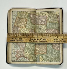 1914 Pocket Dictionary Grand Island Business College Nebraska w/Maps & More RARE