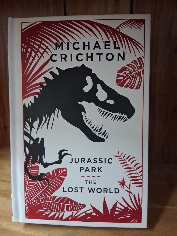 Jurassic Park The Lost World Michael Crichton Bonded Leather Binding