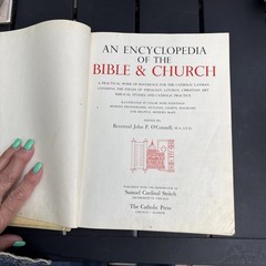 Rev. John P. O’connell CATHOLIC ENCYCLOPEDIA OF THE BIBLE AND CHURCH HC 1958