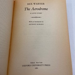The Aerodrome Rex Warner 1982 Oxford University Press Dystopia Speculative TPB