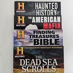 4 History Channel Bookazines ~ Mafia, Haunted History, Bible Treasures, Dead Sea