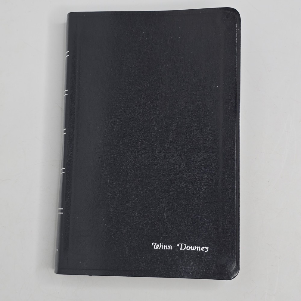 1996 NIV Thinline Bible Zondervan Black Premium Bonded Leather
