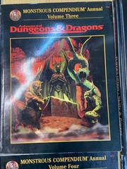 Rare Dungeons and Dragons Materials Including the Monsters Manual