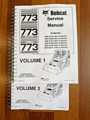 BOBCAT 773 High Flow Turbo G Series Service Manual BINDING COVERING FOLDOUTS