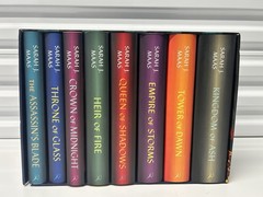 Sarah J Maas Throne of Glass Complete Collection 8 HC Books Box Set