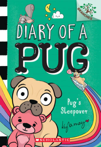 Pugs Sleepover: A Branches Book (Diary of a Pug 6) – Paperback – VERY GOOD