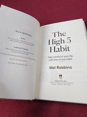 The High 5 Habit By Mel Robbins take control of your life with one simple habit