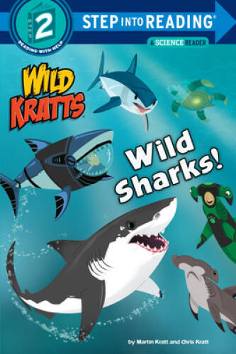 Wild Sharks (Wild Kratts) (Step into Reading) – Paperback – GOOD