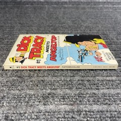 Vintage Dick Tracy Meets Angeltop #1 Paperback Comic Book 1979 Fletcher Collins