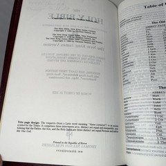 HOLY BIBLE NKJV Giant Print Reference Concordance 334BG 1992 Leather Maroon