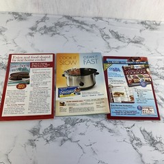 Lot of 3 Cookbooks taste of home slow cooker prize winning thanksgiving 2010’s