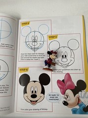 Learn to Draw Disney’s Mickey Mouse AND Mickey and Minnie 2.5 in PVC toy figures