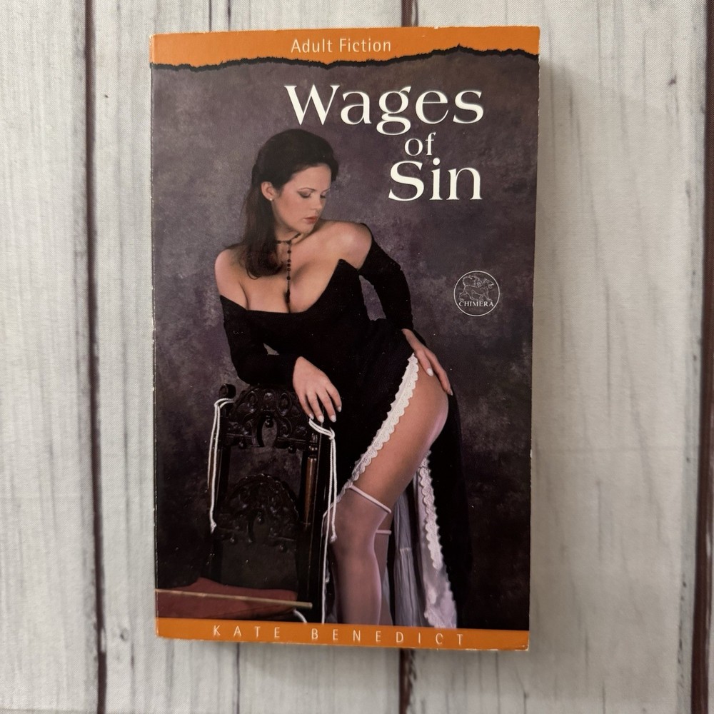Wages of Sin Kate Benedict erotic pulp sleaze adult fiction PB 2000 Chimera Smut