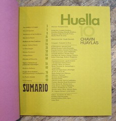 Huella 10 ~1972 PB~ Chavin Huaylas Lima Peru Archaeology Culture Native History