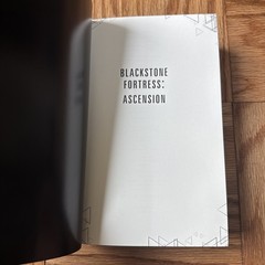 Blackstone Fortress Ascension Darius Hinks Limited Edition Signed Hardcover
