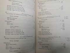 1889 Iowa Bureau of Labor Statistics Third Biennial Report Coal Mining Wage Book