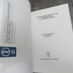 Introductory Manual Epidemiology Southern Africa, 1991 Medical Research Council