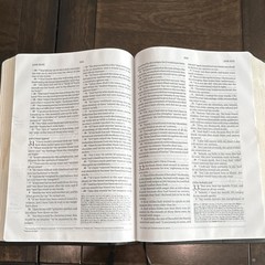 Crossway Holy Bible English Standard Version (ESV) Leather Bound 2016 Inscribed