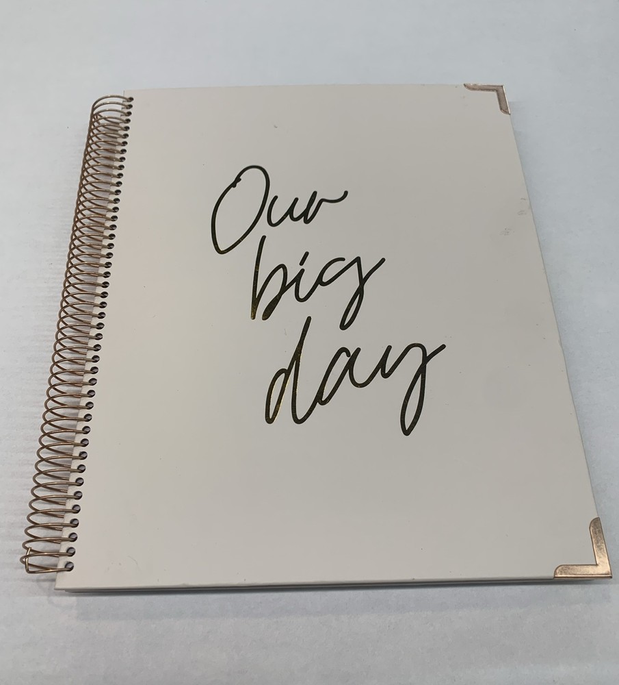 “Our Big Day” Wedding Planner and Organizer 11.4” x 9.4”