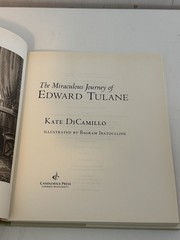 Miraculous Journey of Edward Tulane – Kate DiCamillo (2006) HCDJ 1st Ed Signed