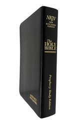 Holy Bible Prophecy Study Edition NKJV New King James Version Black Leather