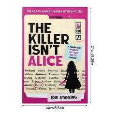 The Killer Isn’T Alice: the 46,600 Suspect Murder Mystery Puzzle 1/2*Books