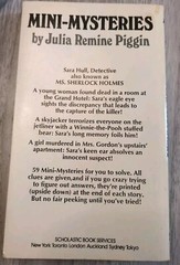 Mini Mysteries by Julia Remine Piggin 1973 Vintage Scholastic PB Book
