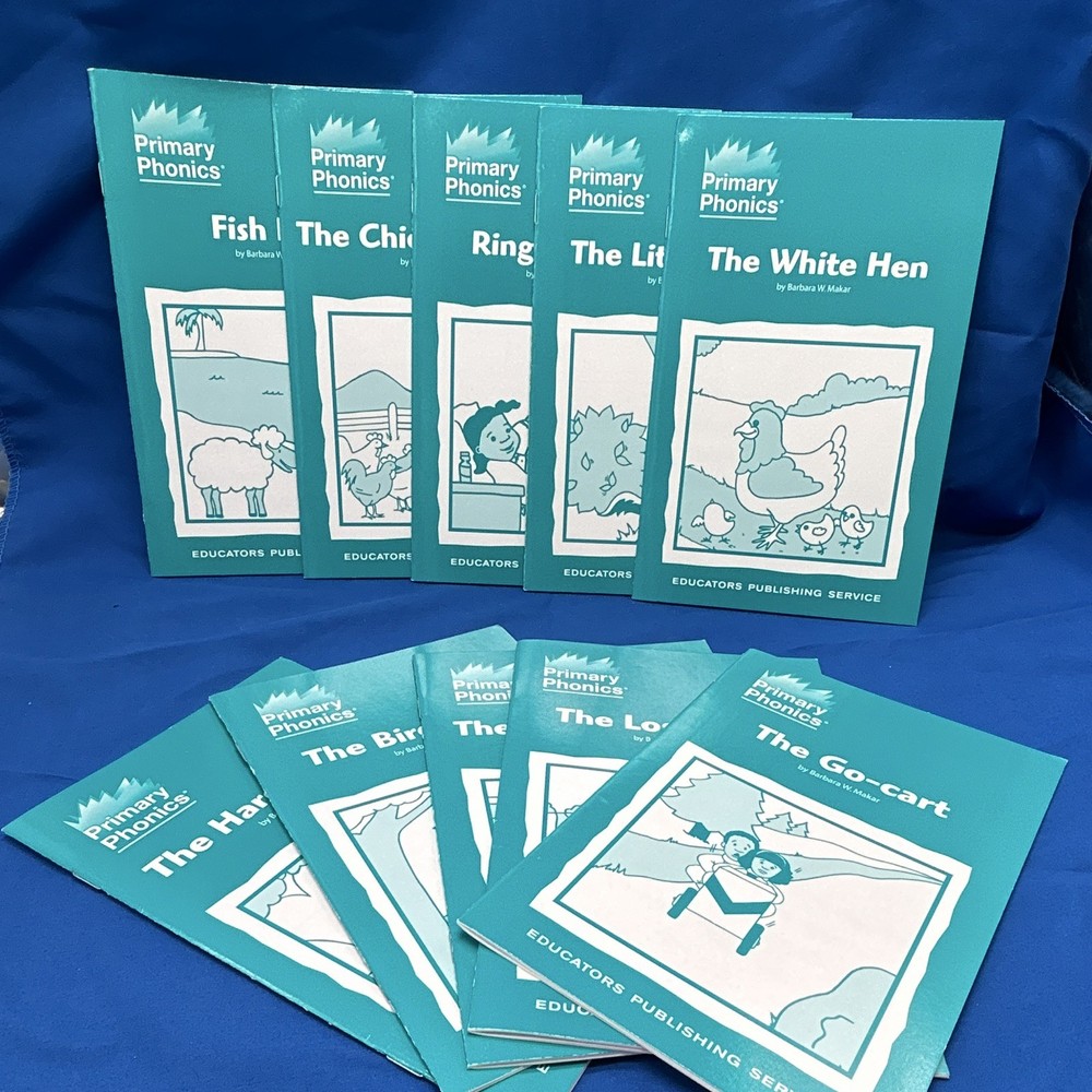 Educators Publishing Service Primary Phonics Set 4 Storybooks 10 PB Ages 4-8