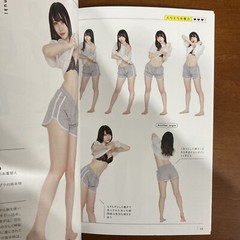 Beautiful Echi Echi Pose Book Manga Pose Cosplay Pose Art Book Illustration