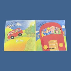 Wendy Straw Nursery Rhymes Lot of 4-Old McD, Incy Spider, 5 Ducks, Wheels on Bus